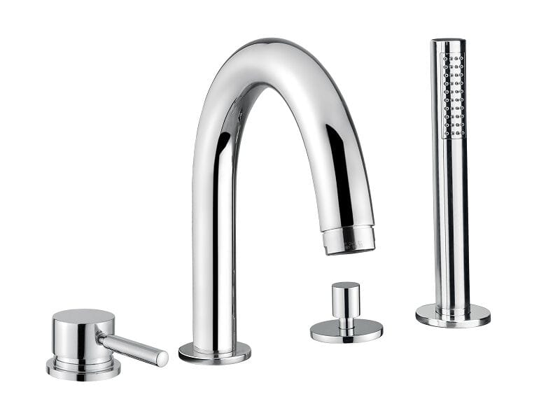 Хромированный латунный кран с 4 отверстиями Bugnatese Kobuk ARCH-00143453 - Вид №1