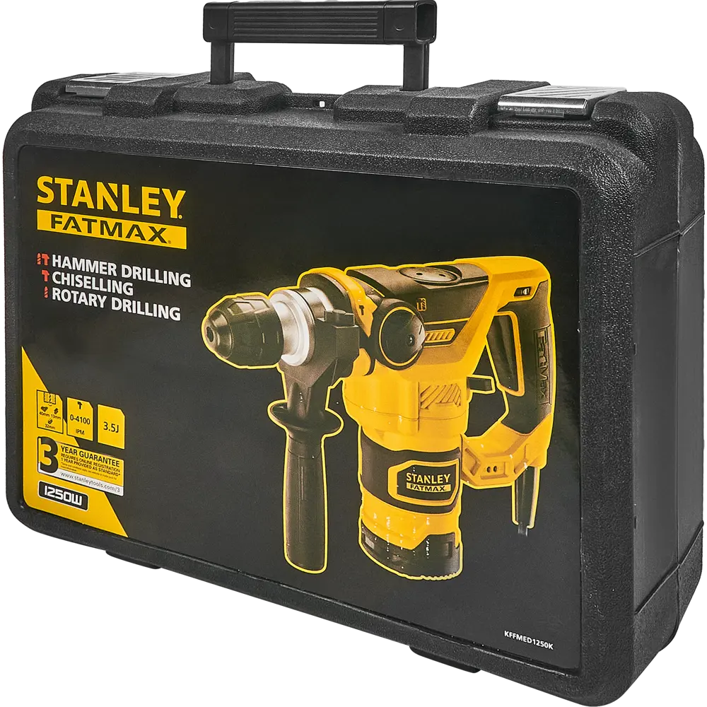 Перфоратор сетевой SDS-plus Stanley Fatmax STHR323K, 1250 Вт, 3.5 Дж STLM-2116187 - Вид №6