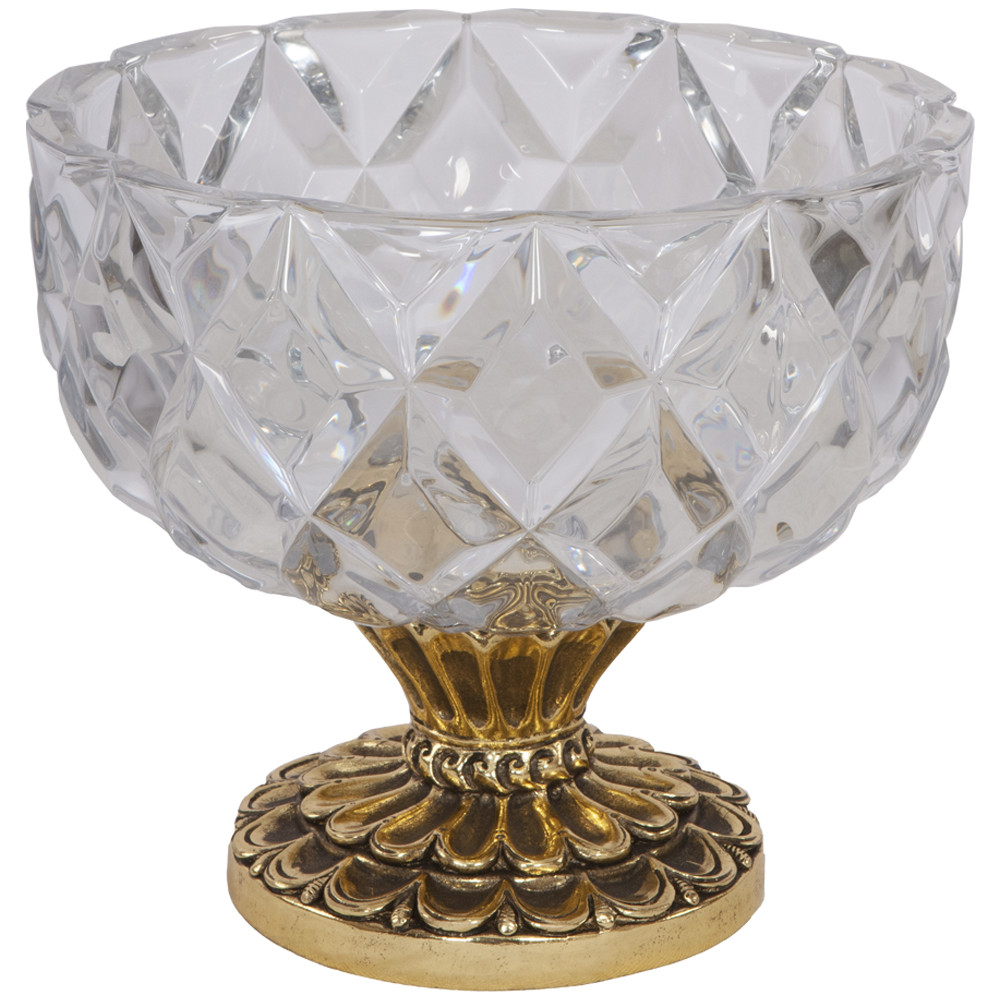 52078 Фруктовница-конфетница Бриз Бронза BOGACHO 4627163961618 - Вид №2