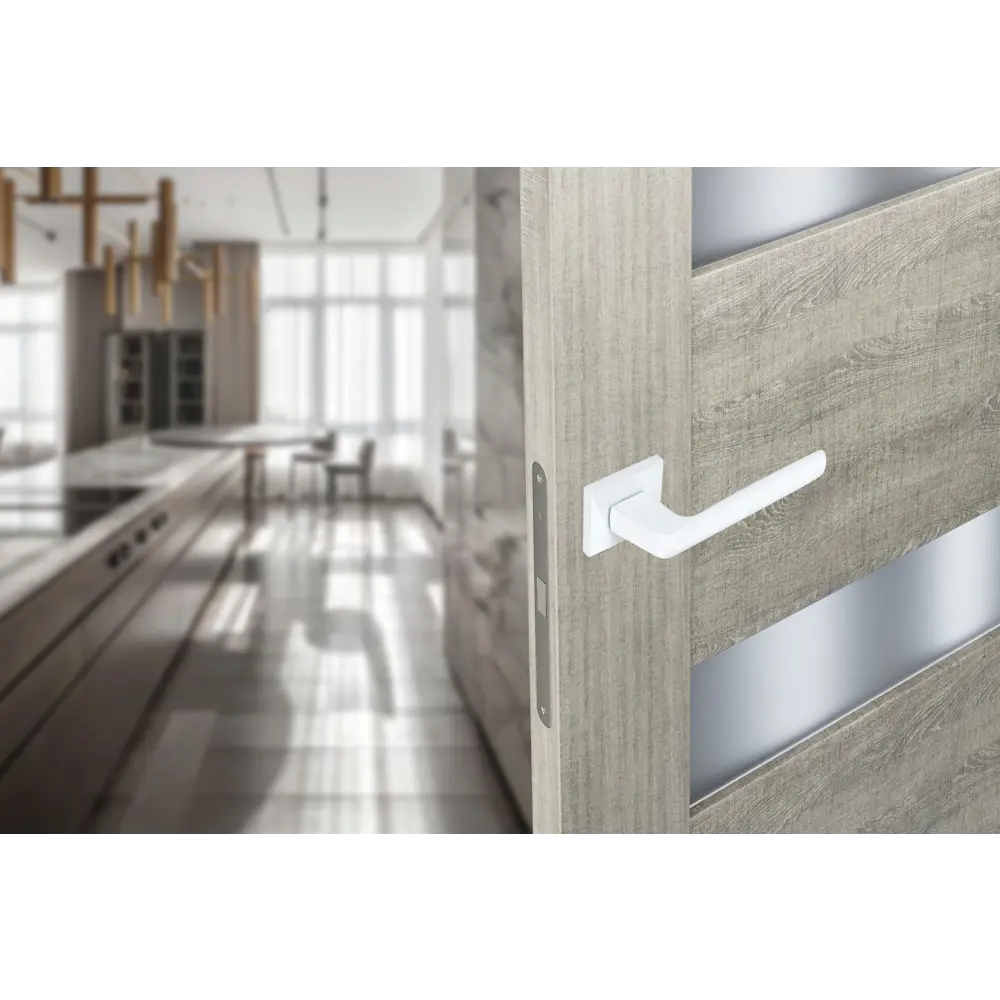 Дверные ручки EDSON EDS-183H-Q2 белые для межкомнатных дверей 85170510 STLM-0059406 - Вид №6