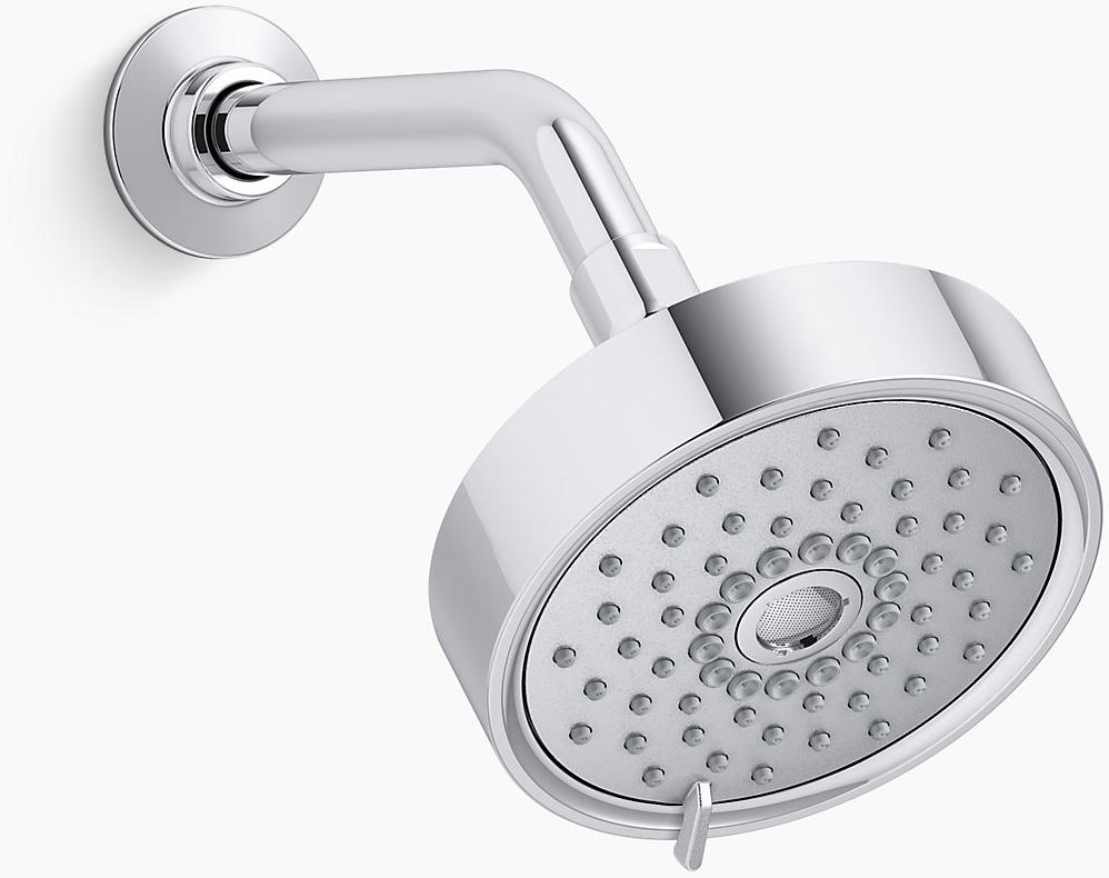 KOHLER Многофункциональная душевая лейка Purist 2,5 галлона в минуту с технологией всасывания воздуха Katalyst K-22170-CP 
