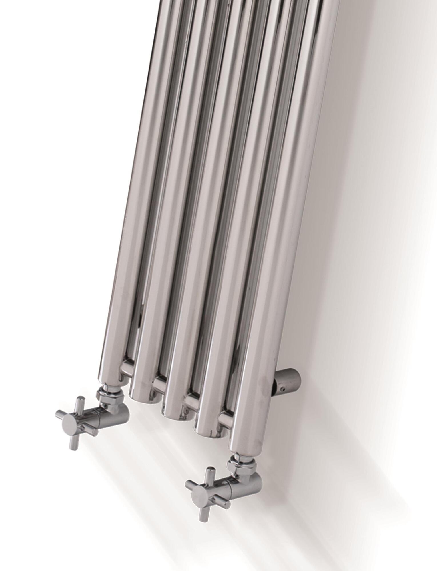 Радиатор Hammam TEMPLE Stainless steel radiator комбинированный; электрический или водяной Сталь  - Вид №14