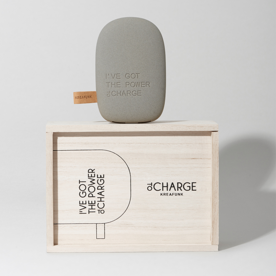 Аккумулятор внешний  toCHARGE тёмно-серый KREAFUNK KFSK79 - Вид №2