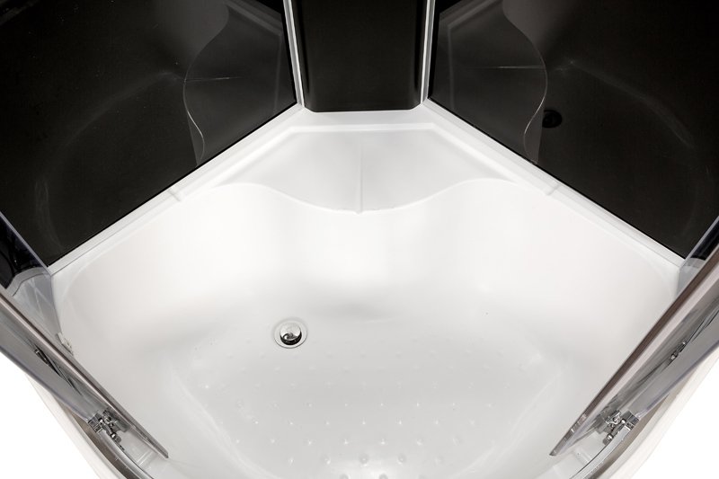 ЕМ1511 R стандартная Душевая кабина DETO Серия EM BМ4590 N LED с гм. BLACK - Вид №7