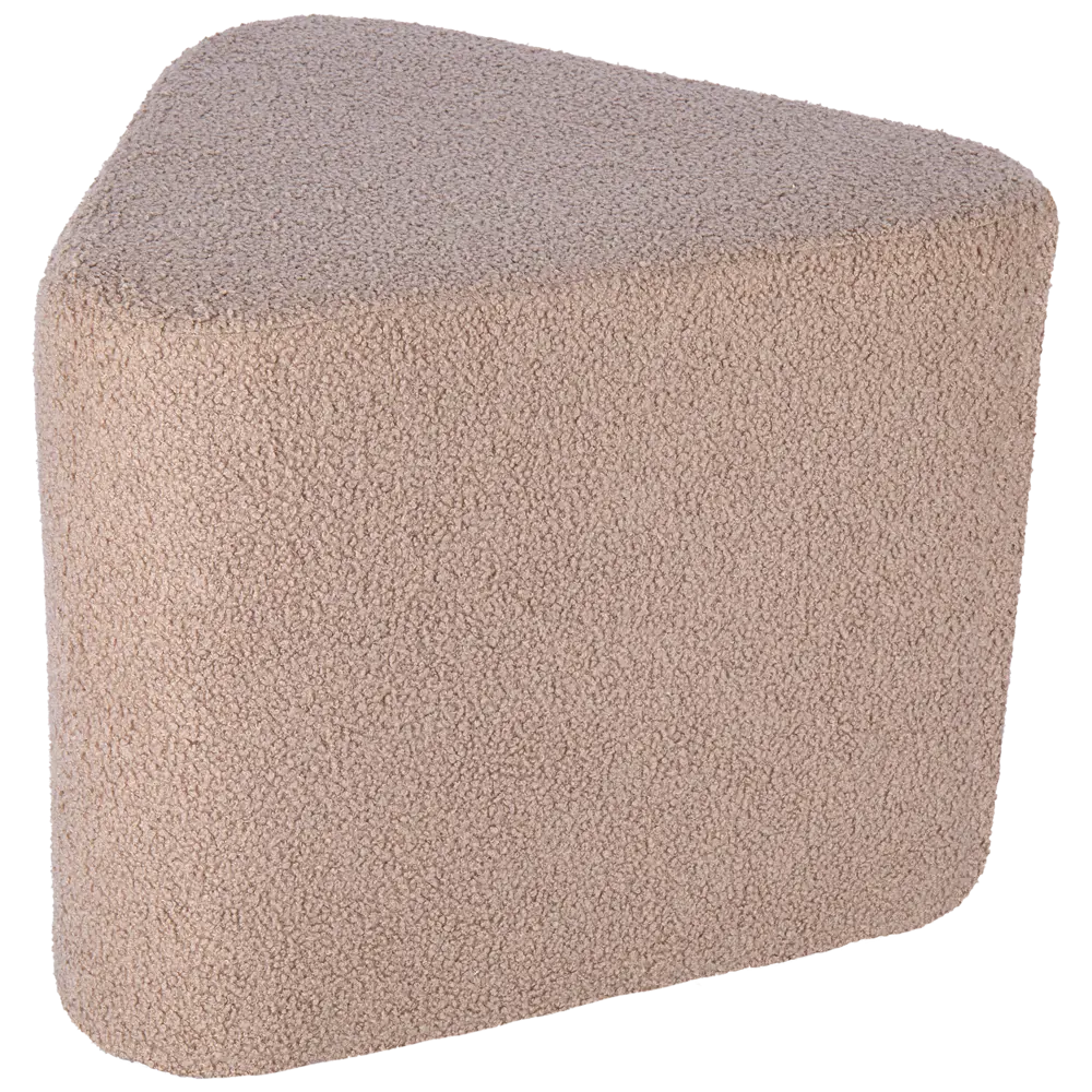 Santreyd: Треугольный пуф букле в бежевых тонах 89392877 STLM-1388174