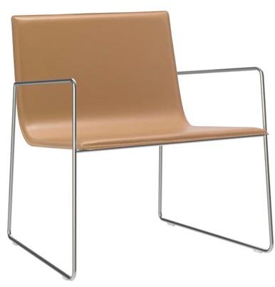 Andreu World Штабелируемое мягкое кресло-санки Lineal Bu0589 - Вид №6