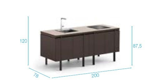 Алюминиевая электрическая уличная кухня emu Emily ARCH-00028765 - Вид №2