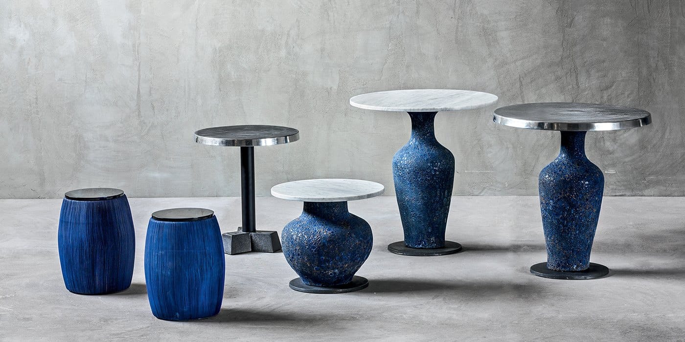 Круглый чугунный журнальный столик Gervasoni латунь ARCH-00082307 - Вид №4