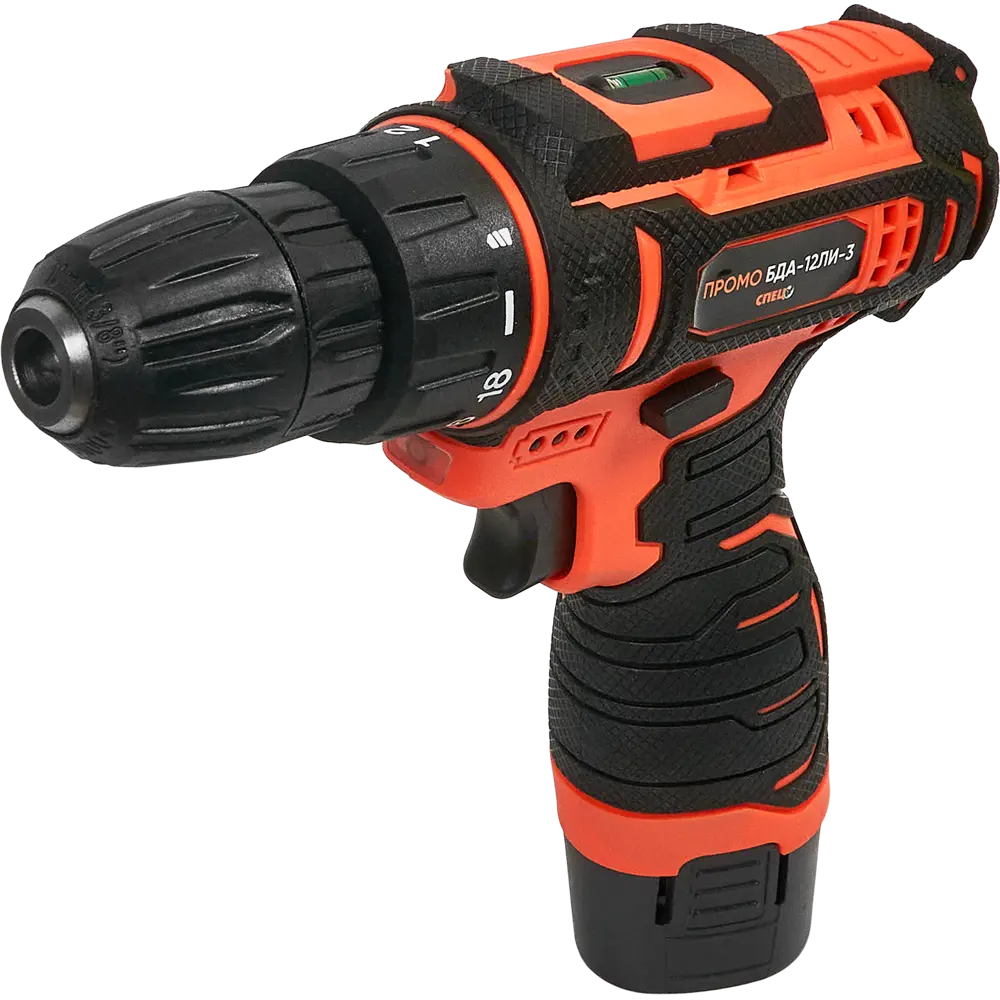 Аккумуляторная дрель-шуруповерт СПЕЦ с двумя батареями 12В 87689209 STLM-0074920