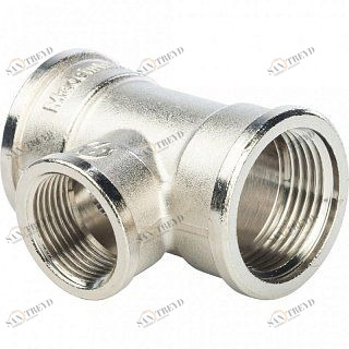 Тройник переходной ВР 1х3/4х1" никель STOUT SFT0022001341