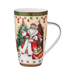 415-2109 Посуда фарфоровая Кружка "С НОВЫМ ГОДОМ!"2 600 мл Lefard