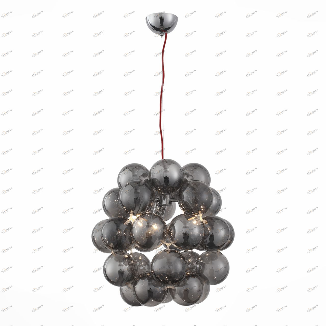 Подвесная люстра ST Luce Odetta SL533.403.03 ST LUCE ДИЗАЙНЕРСКИЕ, ODETTA, ШАР 057863 Серый 