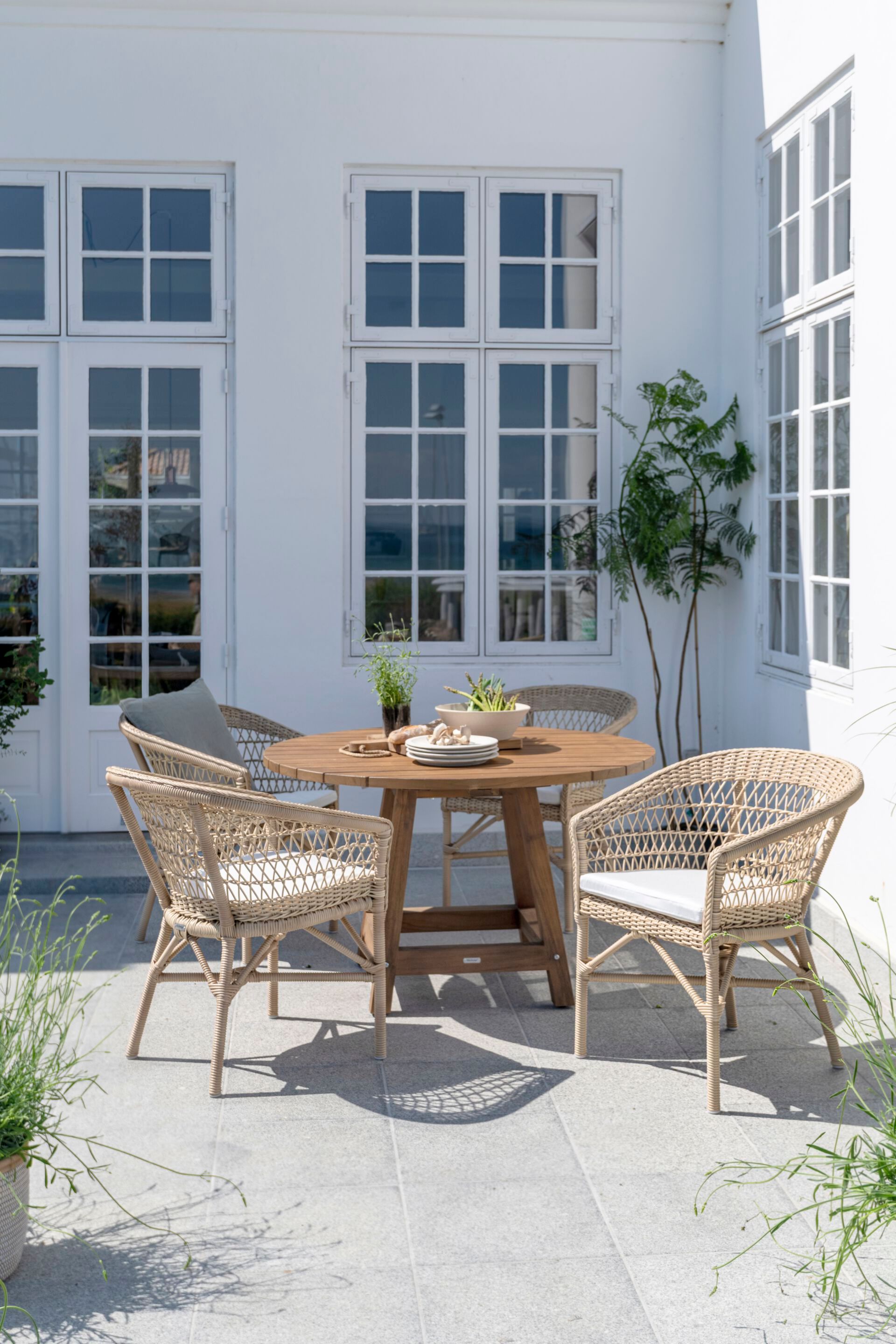 Алюминиевый садовый стул и ArtFibre с подлокотниками Sika Design Georgia Garden ARCH-00033614 - Вид №2