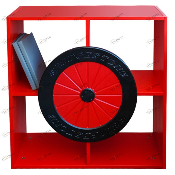 Полка детская навесная "Лондон" МАНДАРИН ЛОНДОН 178737 Красный Santreyd 