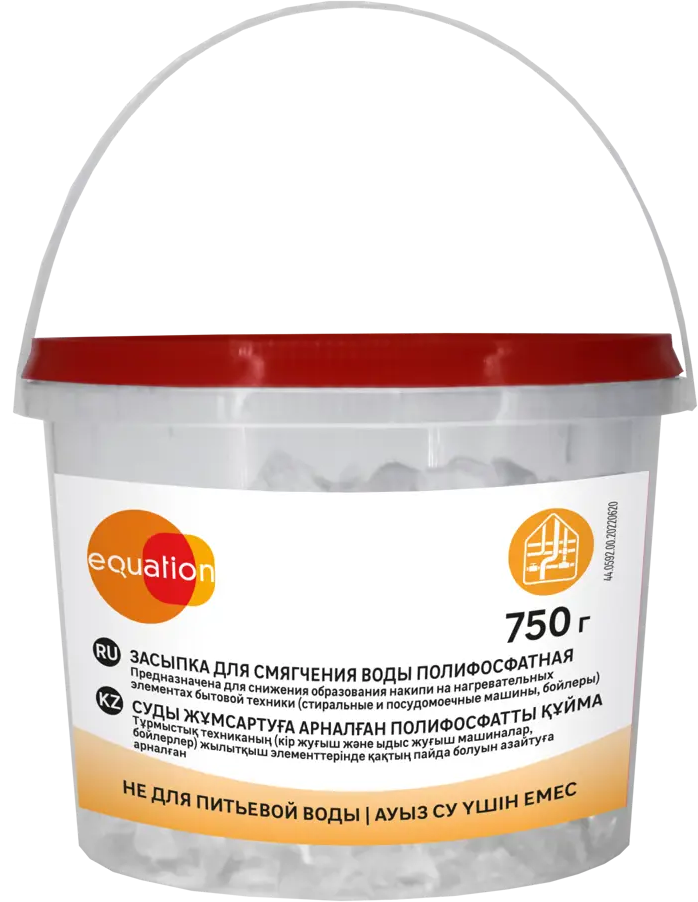 Equation полифосфатная засыпка для защиты техники от накипи 750 г 84347740