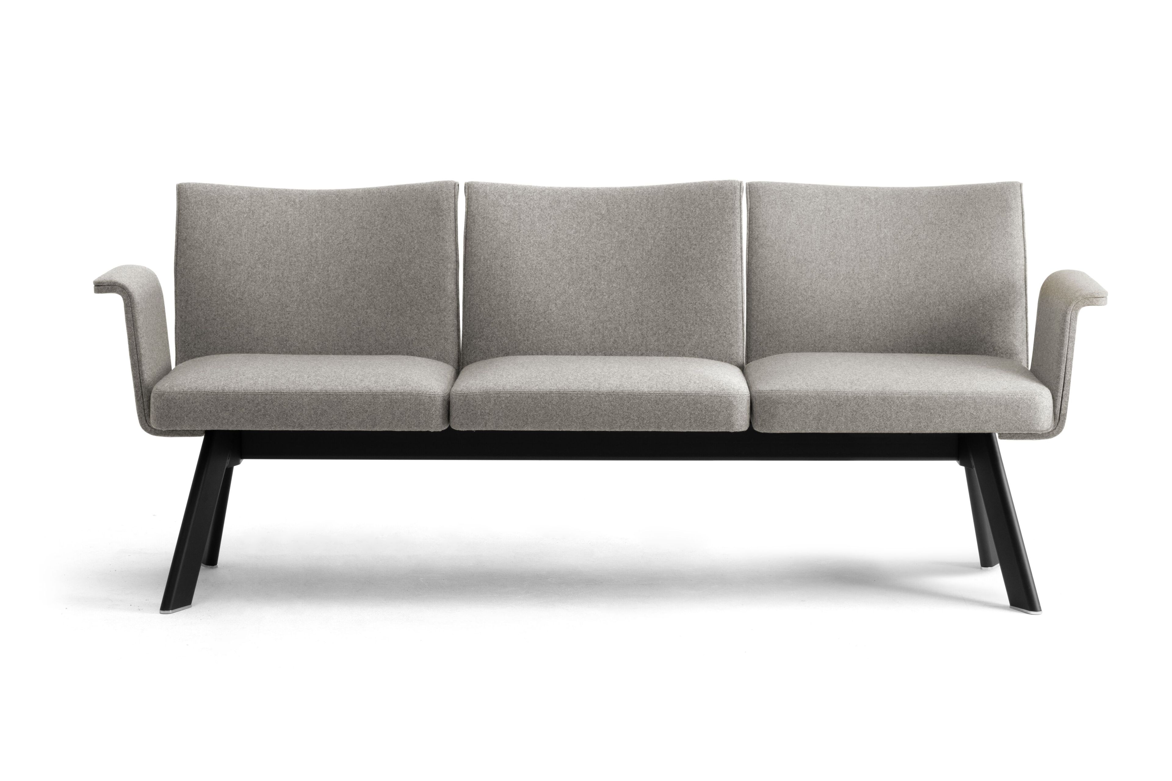 Модульная скамейка для контрактной ткани со спинкой Leyform OLA ARCH-00082381 - Вид №3