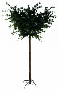 Декор новогодний ель перевернутая с подставкой зелёного цвета TO4ROOMS ЕЛИ ИСКУСТВЕННЫЕ, НОВОГОДНИЙ ДЕКОР 212219 Зеленый