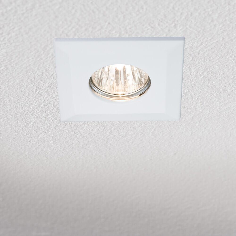 Уличный встраиваемый светильник 9х8х9 см белый Premium Line IP65 Quadro 93729 PAULMANN PREMIUM LINE IP65 00-3895915 Белый  - Вид №1