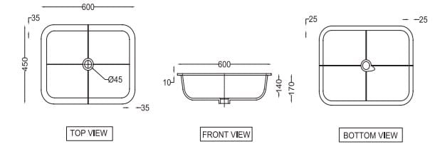 Керамическая раковина для раковины JAQUAR Laguna ARCH-00089189 - Вид №6