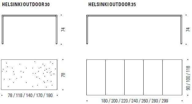 Desalto Прямоугольный садовый стол Helsinki sun-id-1356922 - Вид №4