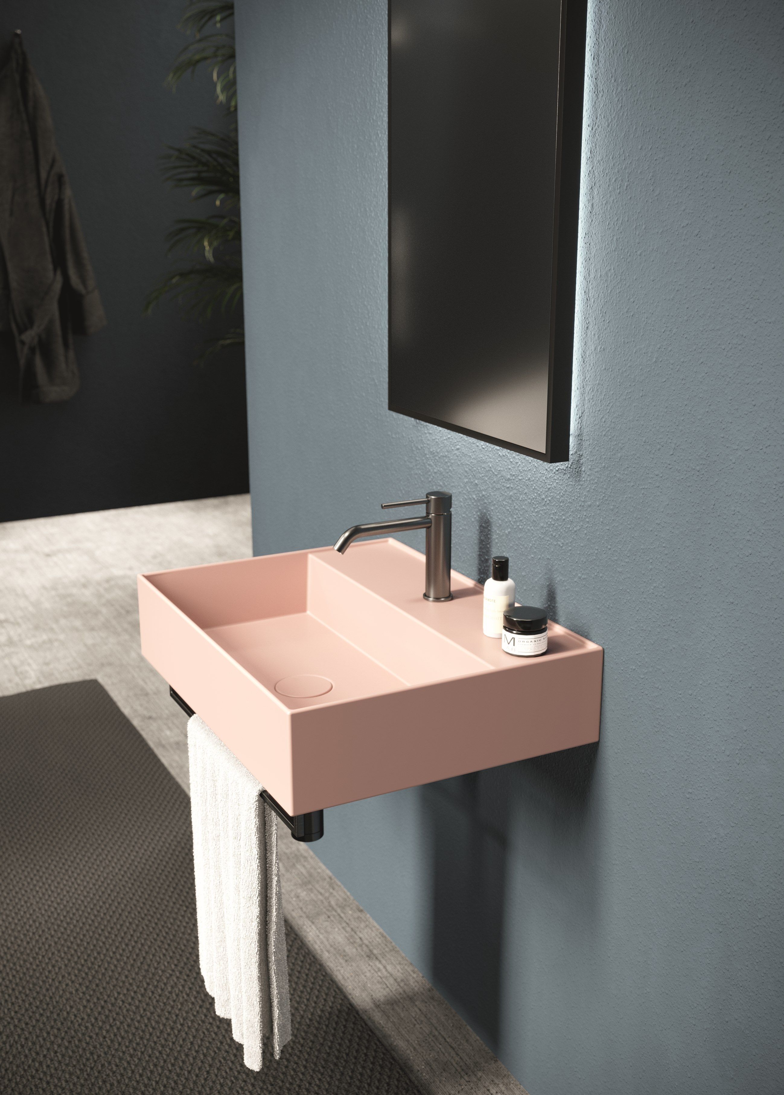 Керамическая прямоугольная подвесная раковина Alice Ceramica HIDE ARCH-00151886 - Вид №8