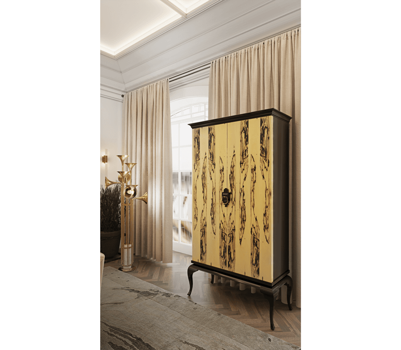 0-208 Королевский кабинет Гуггенхайма из черного дерева Boca Do Lobo  - Вид №19