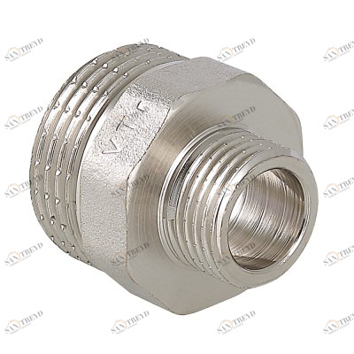 VTr.580.N.0804 Фитинг резьбовой – ниппель переходной Valtec 1 1/2" х 1/2" 