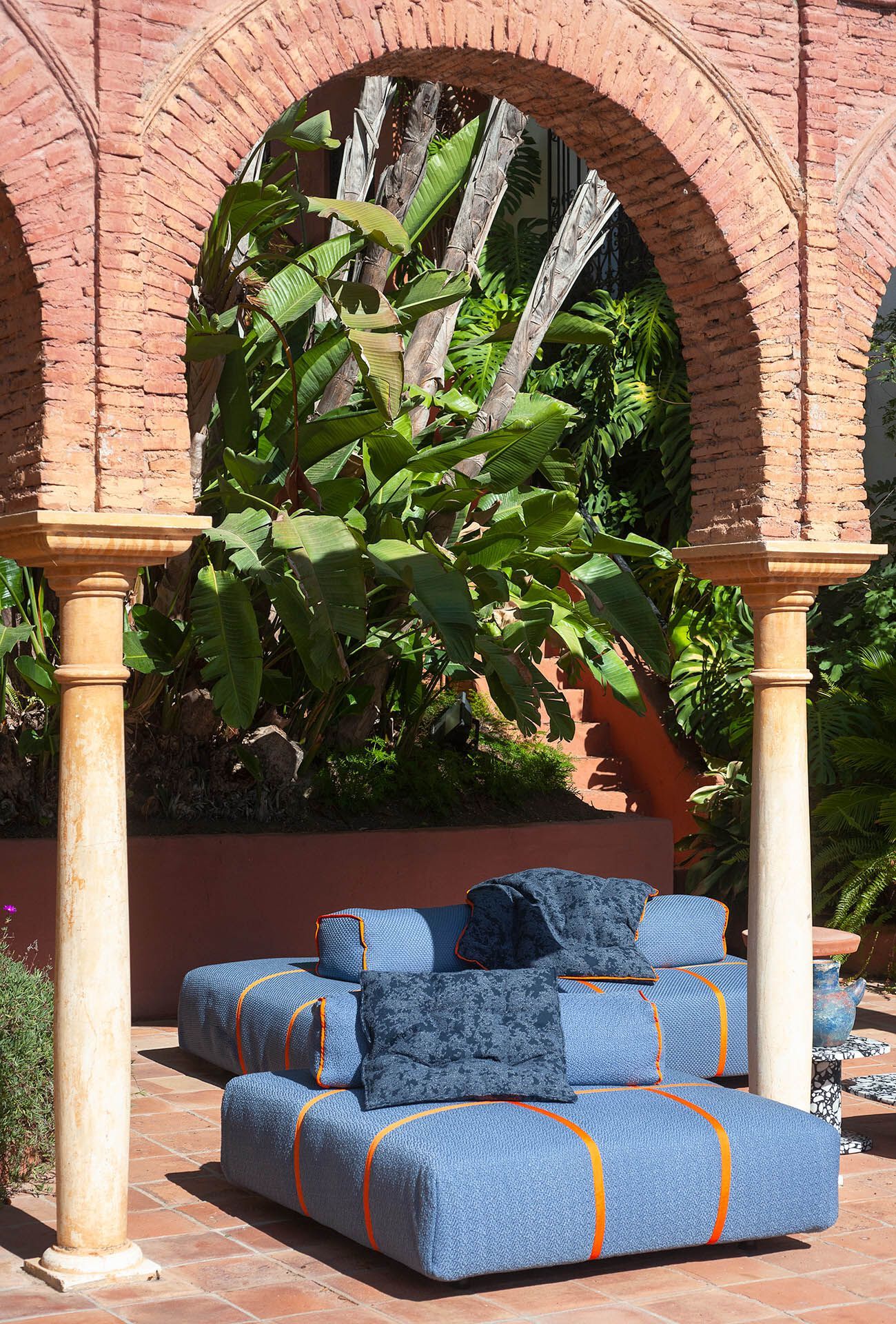 Тканевый модульный садовый диван Baxter Panama Bold ARCH-00063980 - Вид №1