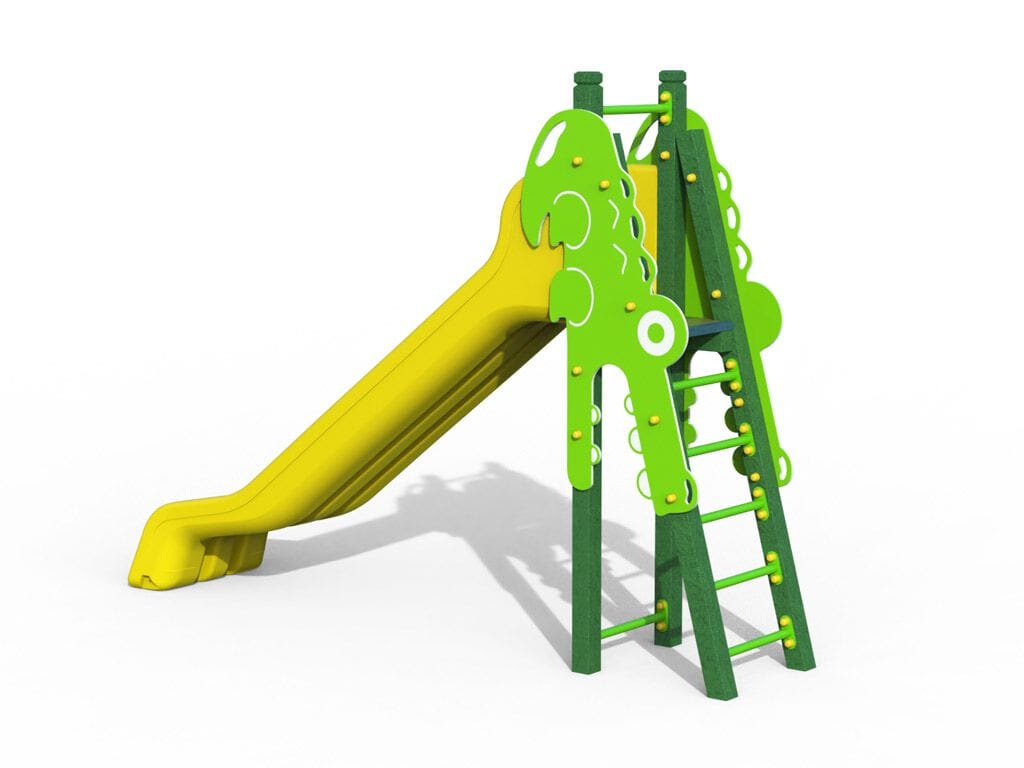 Рециркулированная пластиковая игровая структура EUROCOMITALIA TORRETTA CROCODILE ARCH-00150103