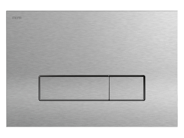 421829 MEPA  Смыв унитаза Кнопка смыва MEPAorbit design, технология двойного смыва, частично встроенная сталь 