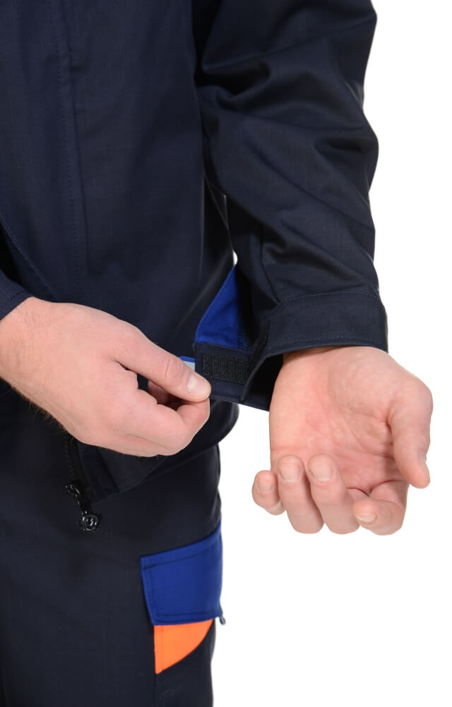 69400 Костюм "Энерджи" темно-синий-оранжевый  Летняя спецодежда  размер 52-54/182-188  - Вид №14