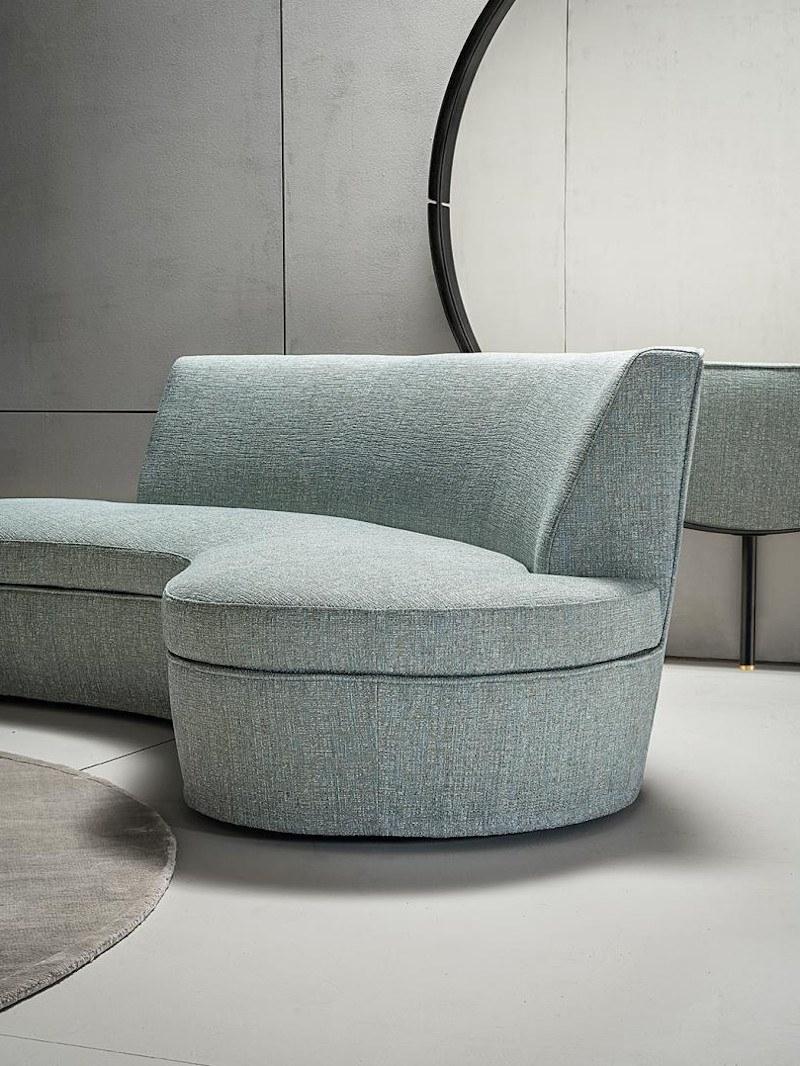 Casamilano Изогнутый диван со съемным чехлом из ткани sun-id-1435495 - Вид №3