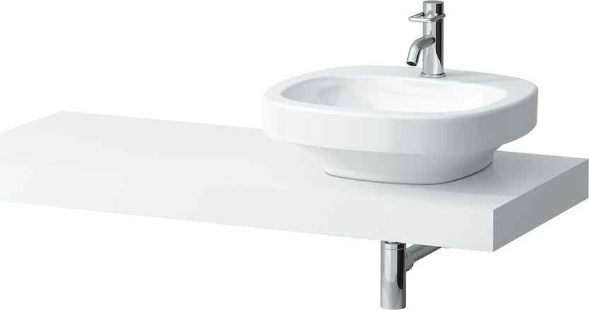 H4051430755481 Столешница 1200мм с вырезом справа, включает 2 консоли LAUFEN PRO