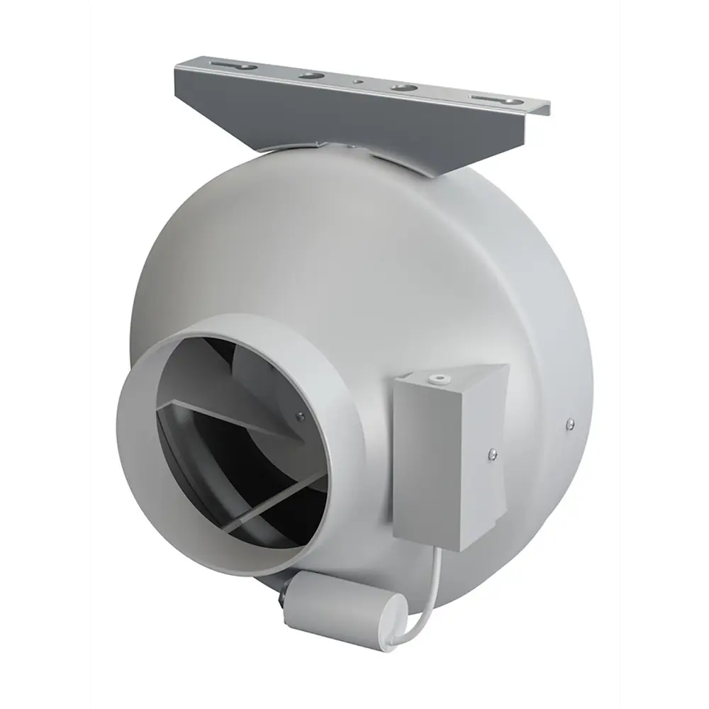 Вентилятор канальный центробежный Era Pro Cyclone D125 мм 62 дБ 370 м3/ч цвет белый STLM-2008684 - Вид №2