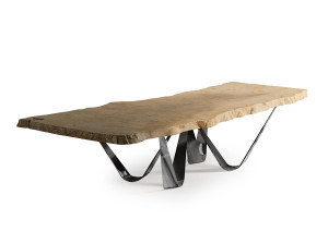 Прямоугольный деревянный обеденный стол