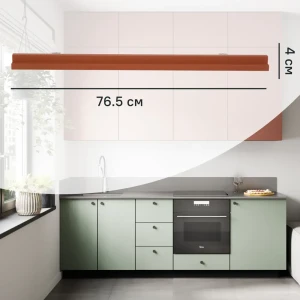 Угол Konsensa Тара для кухонного шкафа 4×76.5 см терракотовый МДФ 89385565