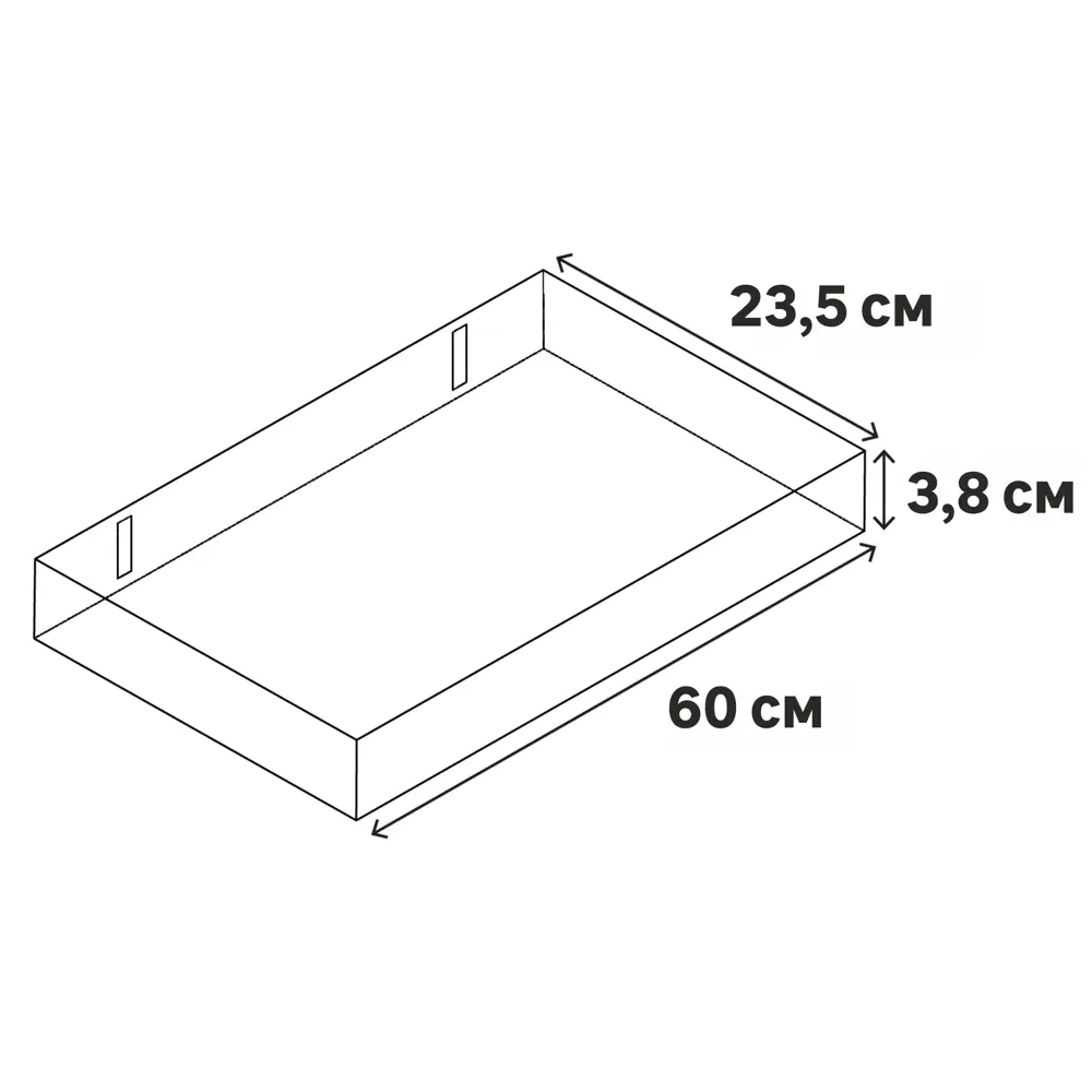 Полка настенная Spaceo White Marble 60x23.5 см МДФ цвет белый мрамор 82877534 STLM-2108223  - Вид №9
