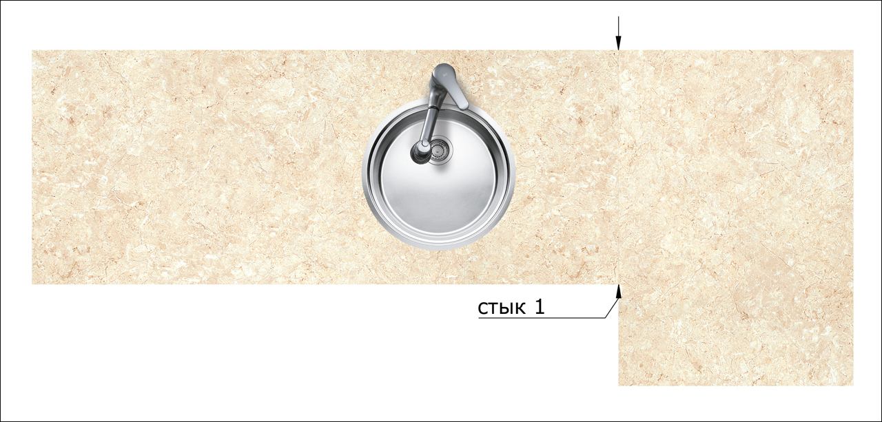 Столешницы для кухни - Солнечная альгамбра LIGRON LIST430 947 - Вид №14