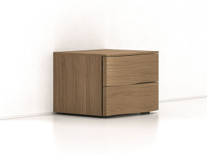 Деревянная прямоугольная тумбочка с ящиками