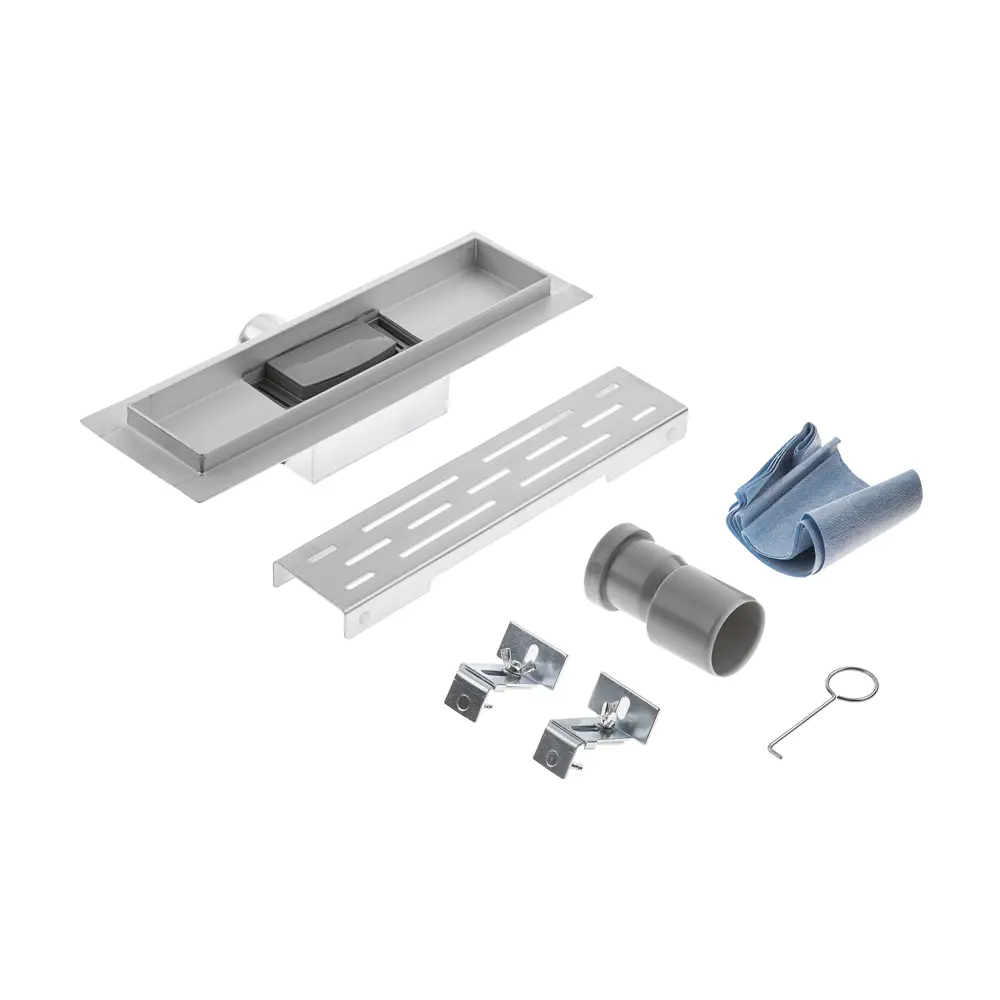 Трап для душа Ore Drain H3 универсальный затвор 300 мм нержавеющая сталь STLM-2076969 - Вид №11