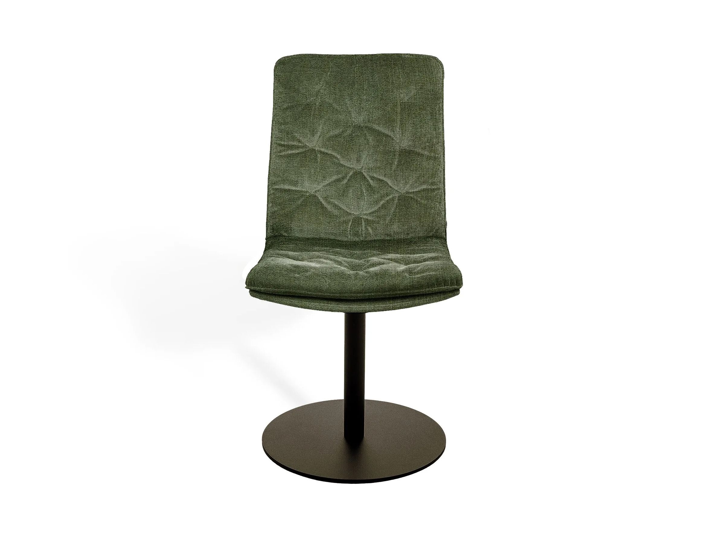 Кожаный мягкий поворотный стул KFF Arva Stitch ARCH-00098455 - Вид №1