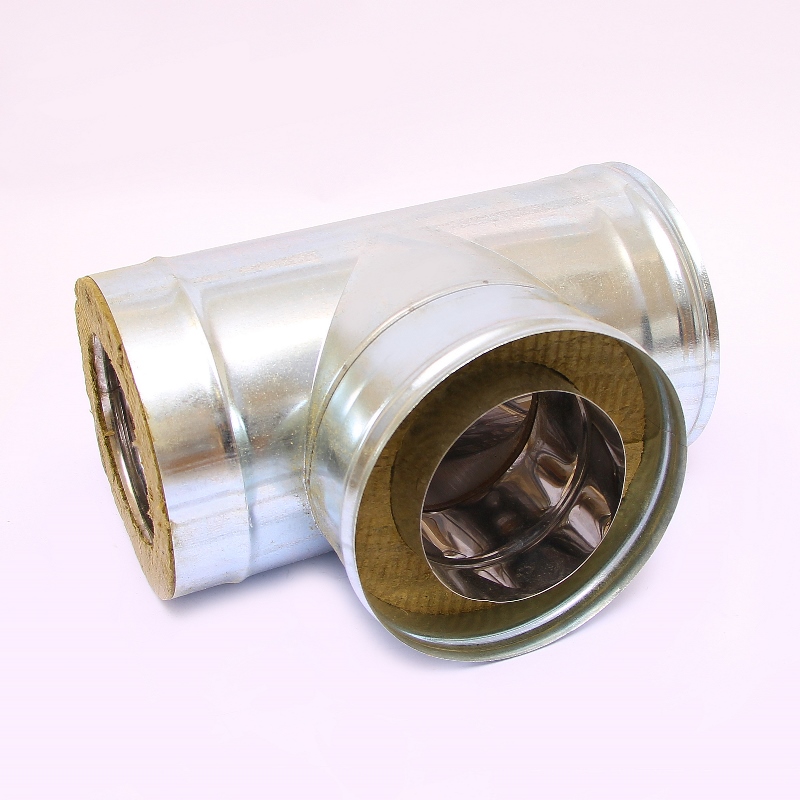 Сэндвич-тройник 90" Ferrum Ф160х250 оцинкованная сталь (430/0,5мм) FD11160N4FC