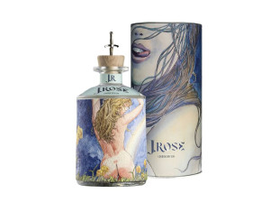 Бутылка джина с этикеткой ручной работы