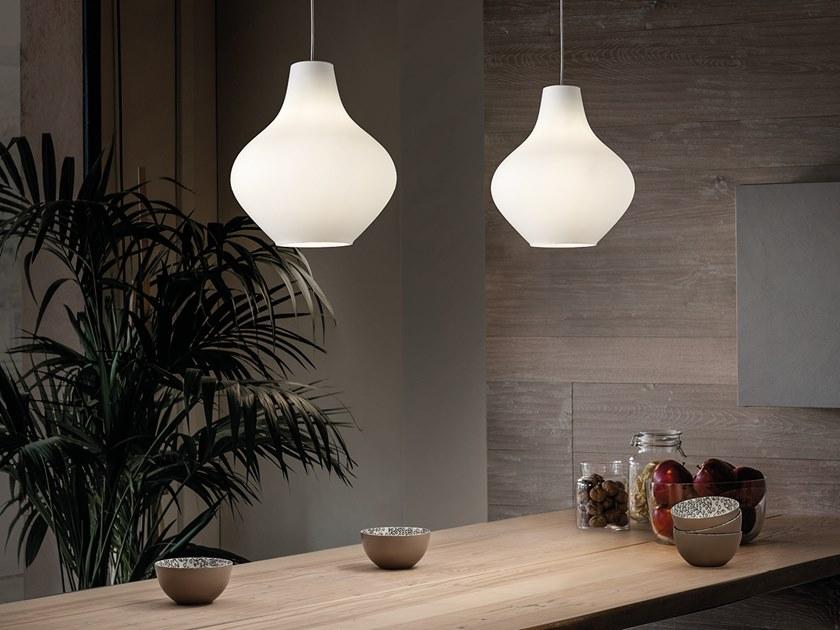 AiLati Светодиодная подвесная лампа из опалового стекла Sixties sun-id-1478008 - Вид №2