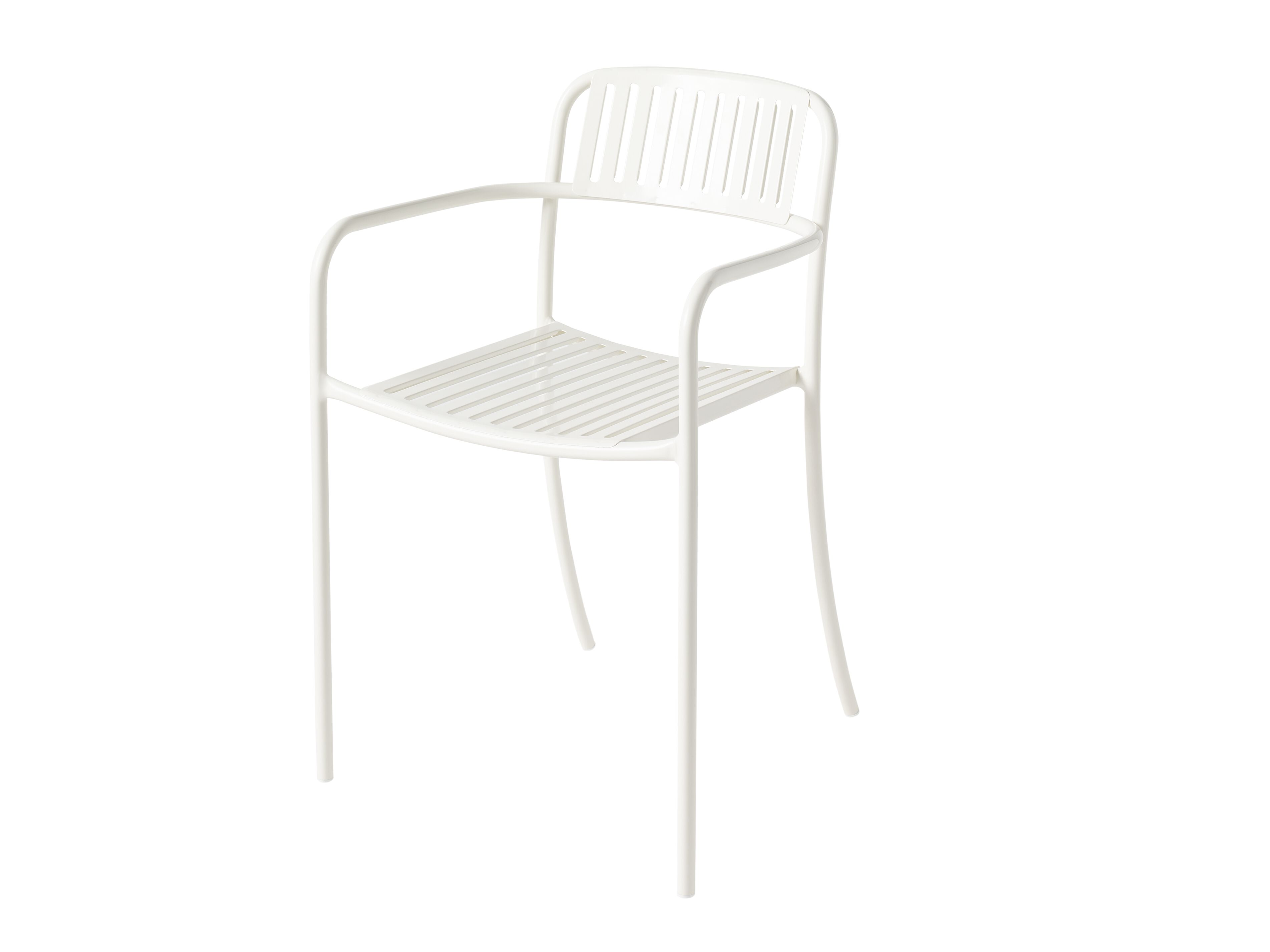 Садовый стул из нержавеющей стали с подлокотниками Tolix ARCH-00034312