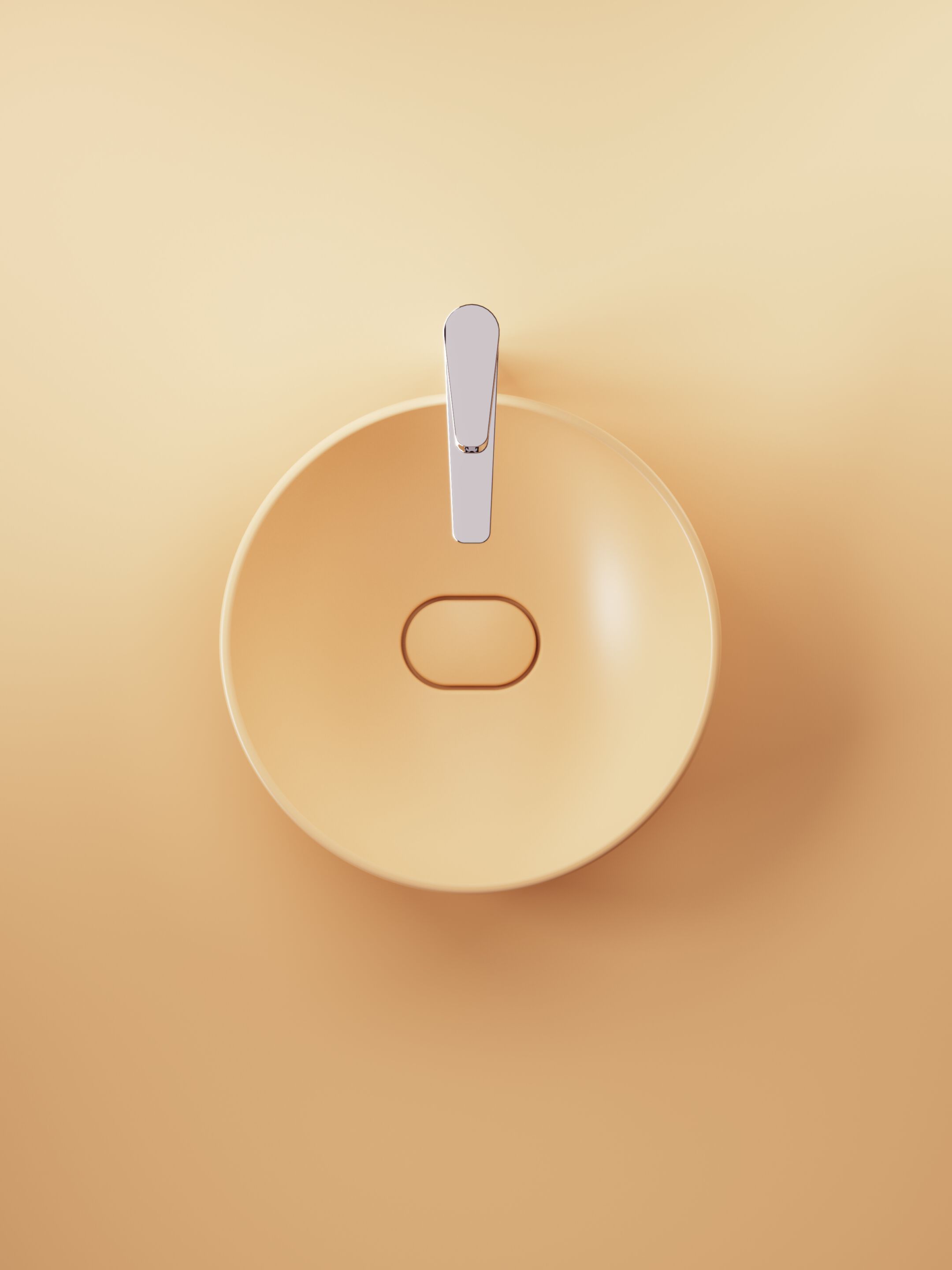 Круглый умывальник Fireclay Kaleseramik сантехника ARCH-00076088 - Вид №13