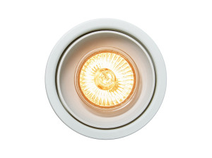 Круглый металлический утопленный прожектор