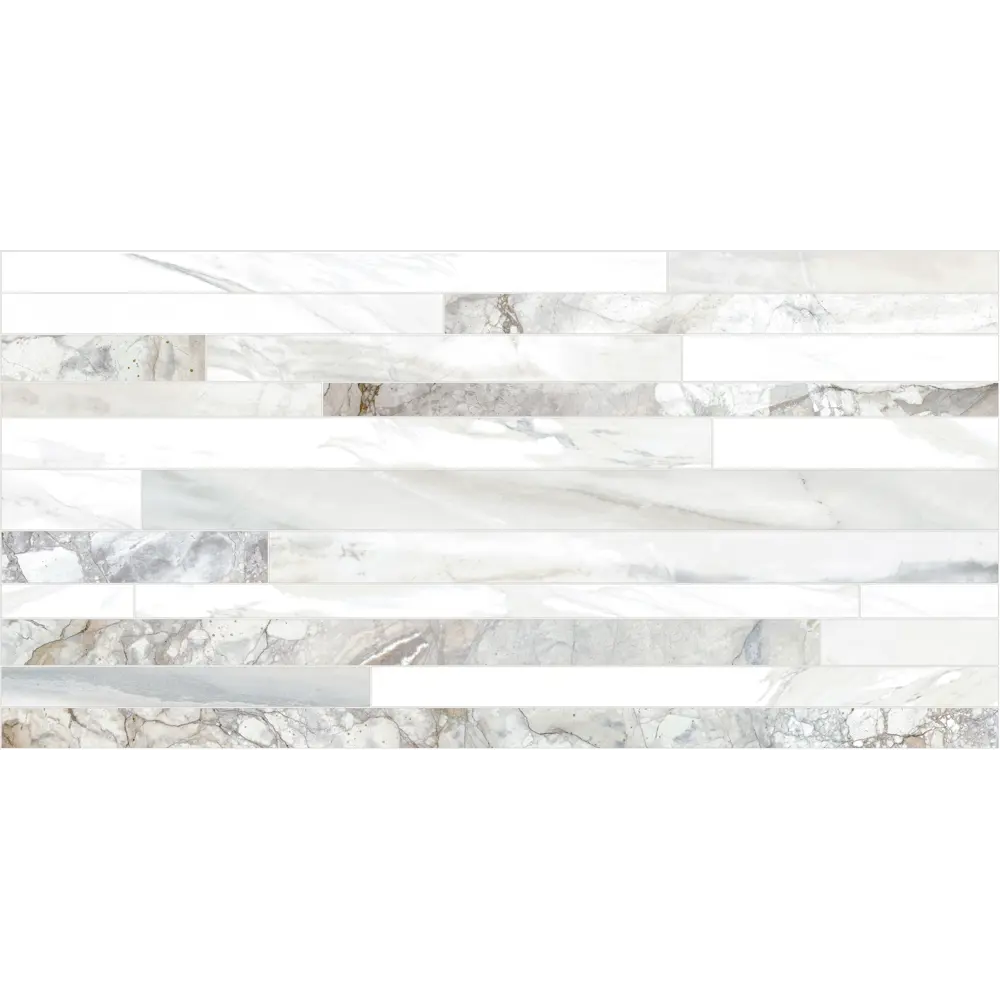 Плитка облицовочная Alma Ceramica Mercury 24.9x50 см 1.1205 м² цвет серый 84723456 STLM-2021441