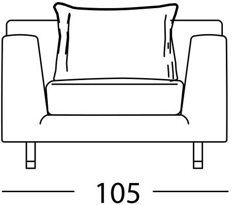 Marac 2-х местный тканевый диван со съемным чехлом sun-id-1432475 - Вид №3