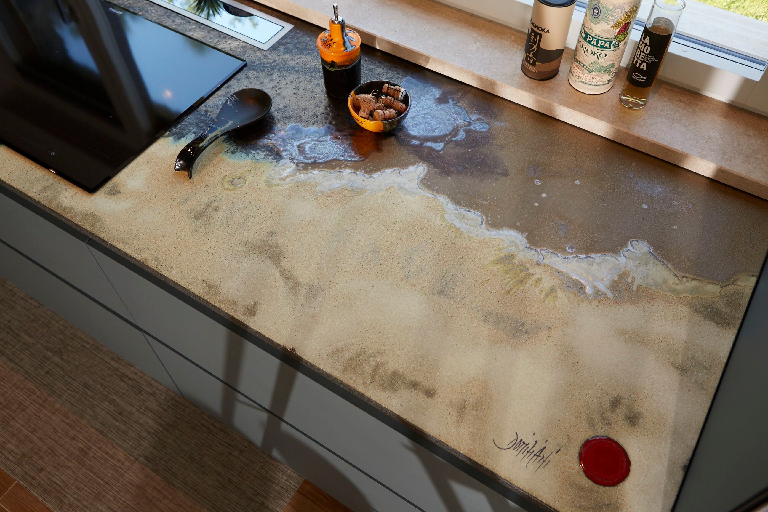 Кухонная столешница из майоликовой лавы DOMIZIANI TOP CUCINA ARCH-00060845 - Вид №1